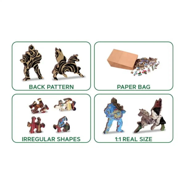 muzeu raft puzzle din lemn