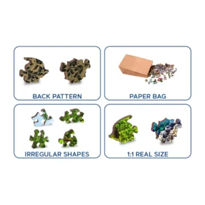 Insulă exotică puzzle din lemn