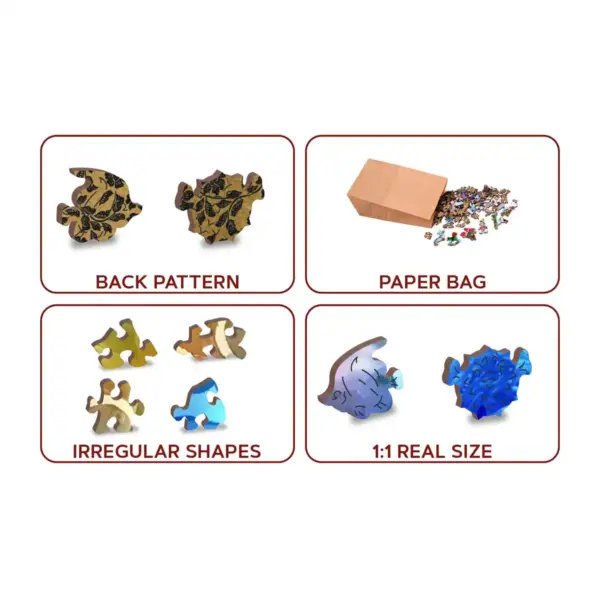 trópusi halak fa puzzle