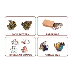 régi hajók a kikötőben fa puzzle