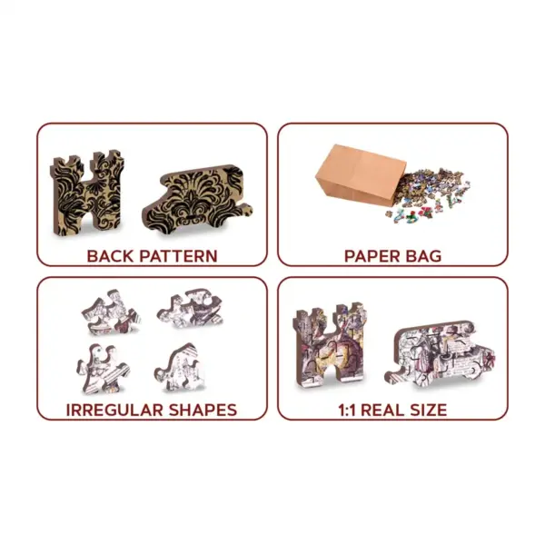 felfedezések kora térkép fa puzzle