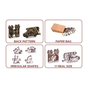 Age of Discoveries Map Puzzle din lemn