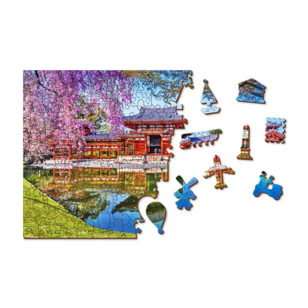 Templu japonez puzzle din lemn