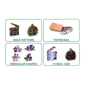 New York noapte puzzle din lemn