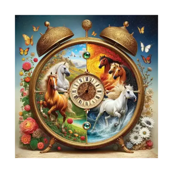 idő vágtája fa puzzle