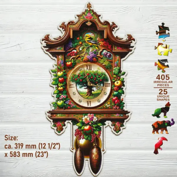 kakukkos óra fa puzzle